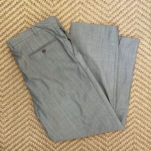 Canali - Wool Mohair Blend Classic Harry Rosen Dress Pants - Grey - 36 x26
